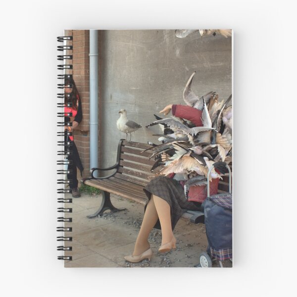Aperçu de l'œuvre Dismaland - Femme attaquée par des oiseaux créée et vendue par LooseImages.