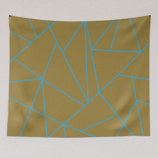 Item preview, mustard geometry pattern designed and sold by Pacesyte.