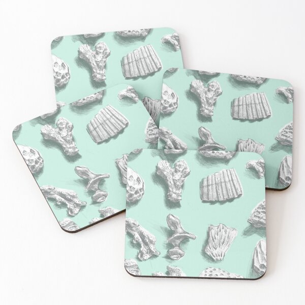 Item preview, pieces of coral and shells, pencil drawing designed and sold by avamnenado.