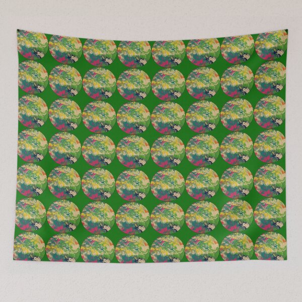 Item preview, Pink and Green Marbleized Circle designed and sold by Cmrowe.