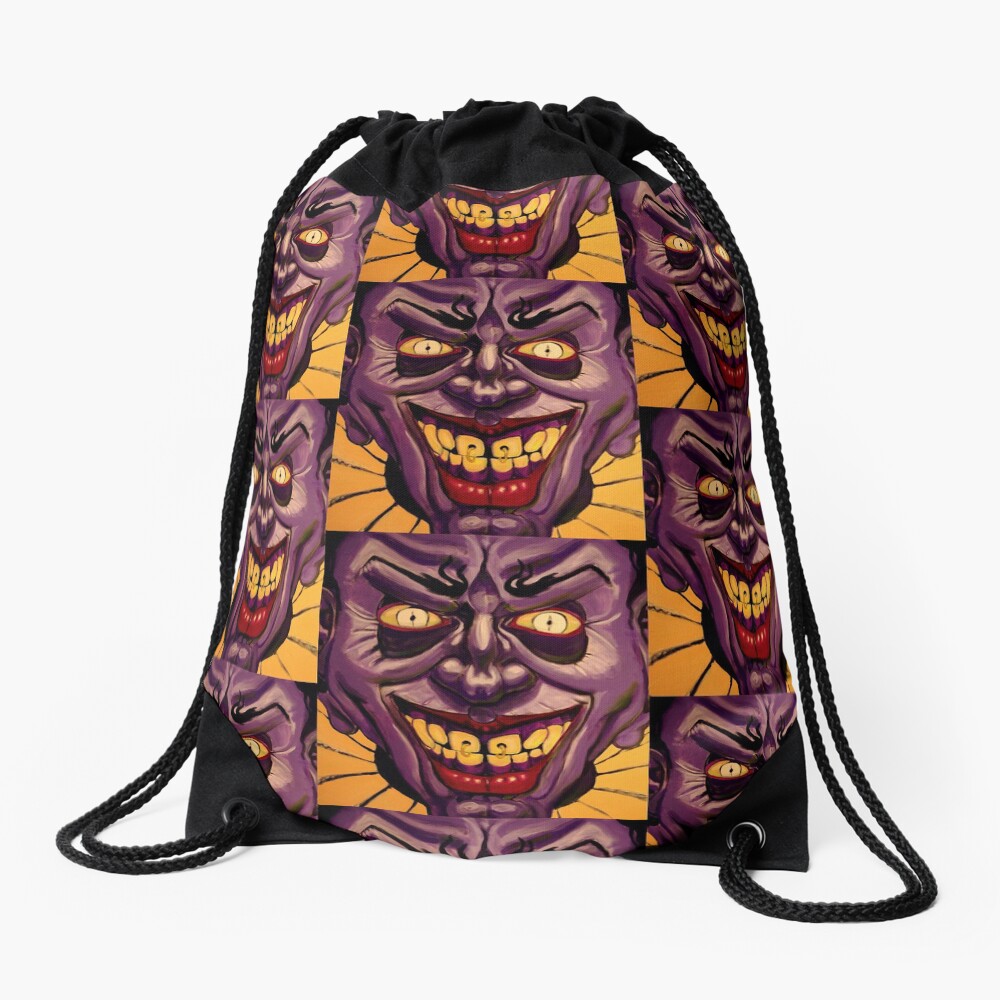 PING PONG the clown Drawstring Bag