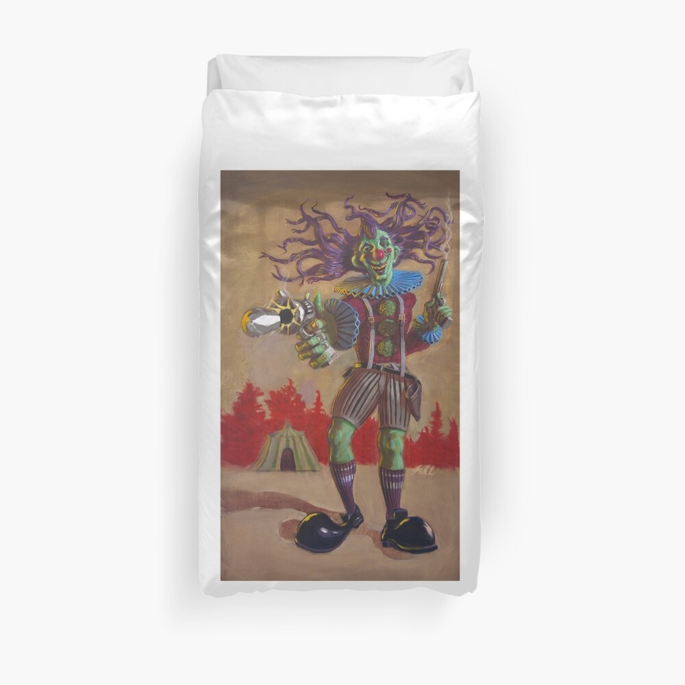 Rodney the Gunslinging Hermit Clown Duvet Cover