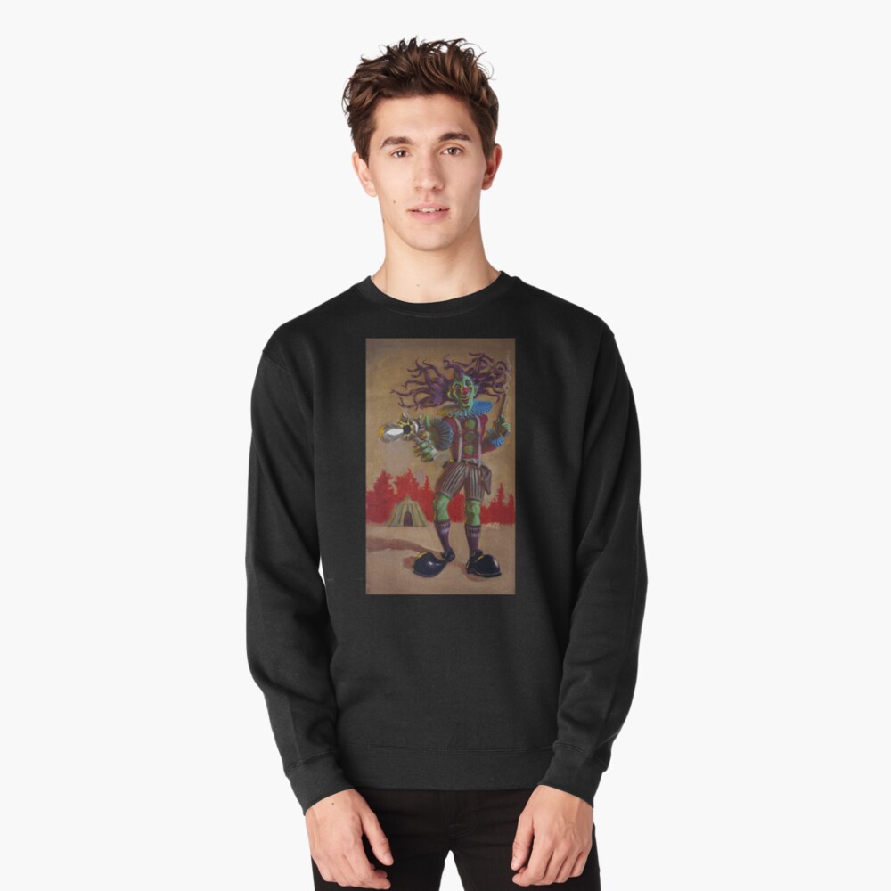 Rodney the Gunslinging Hermit Clown Pullover Sweatshirt