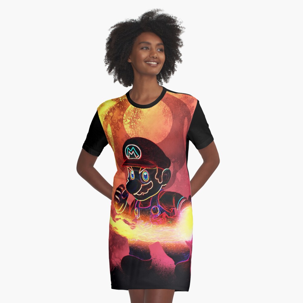 Item preview, Graphic T-Shirt Dress designed and sold by DonnieArts.