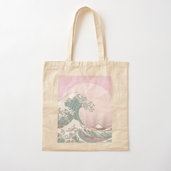 Great Wave Sailor Moon Colors Cotton Tote Bag