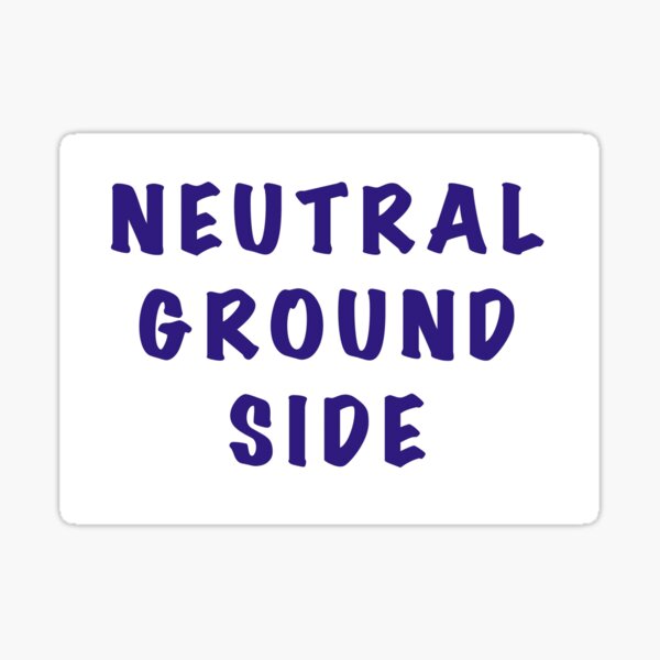 Mardi Gras Parade Neutral Ground Side Sticker