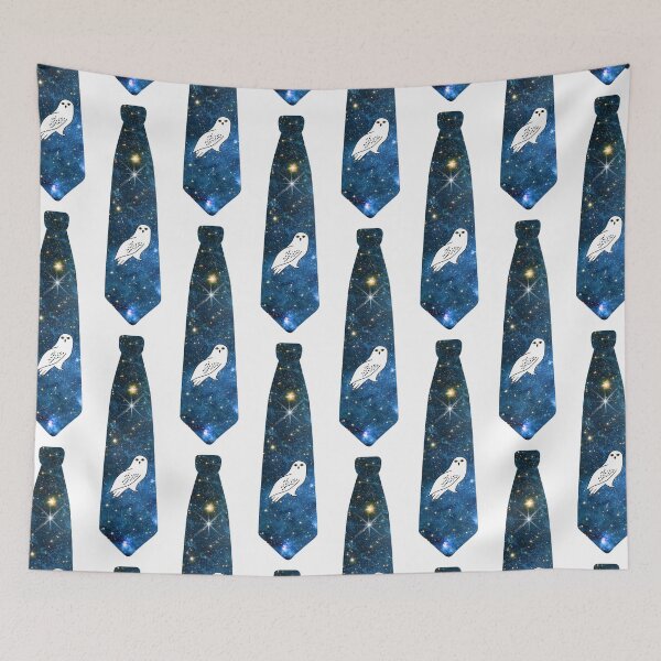Item preview, Tie - Owl and stars designed and sold by helengarvey.