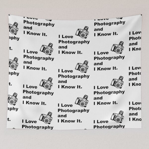 Item preview, I love photography and I know it.  designed and sold by silviasunflower.