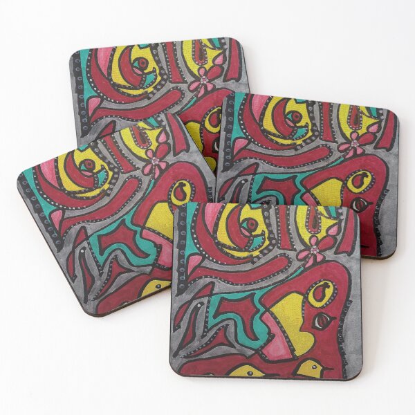 Item preview, Abstract with Birds designed and sold by Sarah Curtiss.