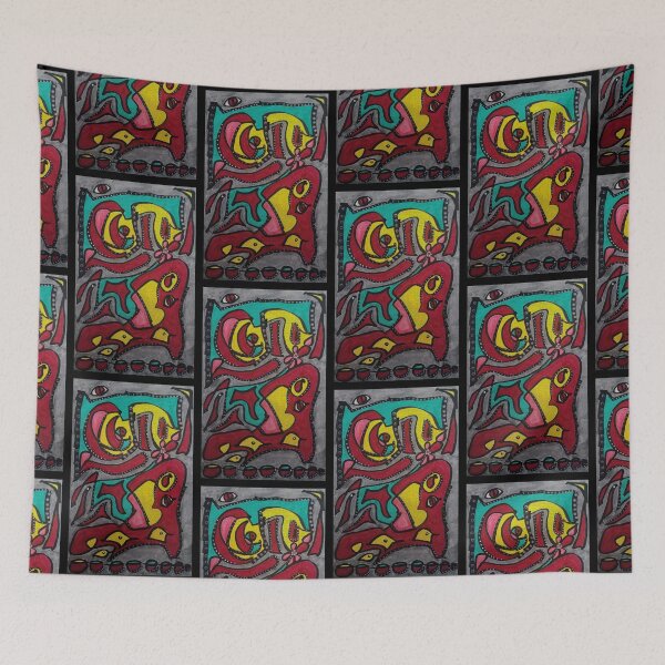 Item preview, Abstract with Birds designed and sold by Sarah Curtiss.