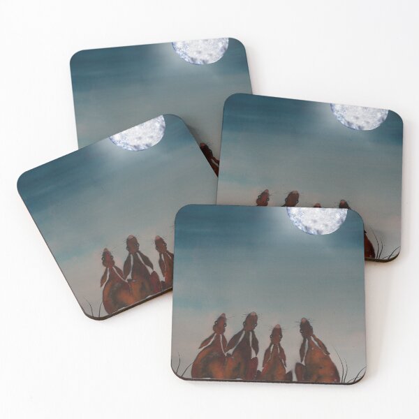 Item preview, MOONGAZING HARES designed and sold by Hares & Critters.