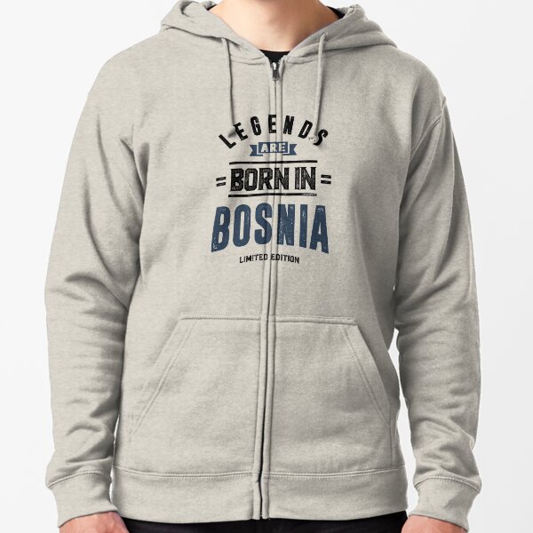 T-Shirt Hoody Sweatshirt BORN IN SFRJ Yugoslavia Serbia Bosnia Croatia YU