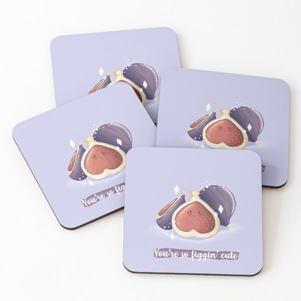 Item preview, You're so figgin' cute fig pun card designed and sold by AliciaBarten.