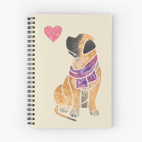 Item preview, Copy of Watercolour English Mastiff dog designed and sold by animalartbyjess.