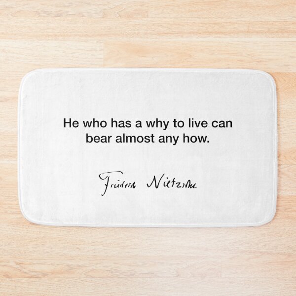 Item preview, He who has a why - Friedrich Nietzsche designed and sold by Modestquotes.