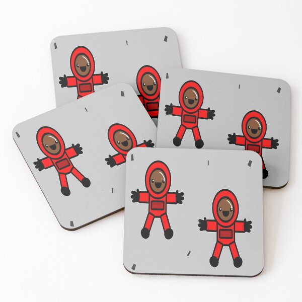 Item preview, Red suit astronauts designed and sold by tetibright.