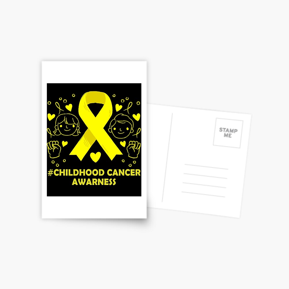 Childhood Cancer Yellow Ribbon T-Shirt - Our Happily Ever Avery