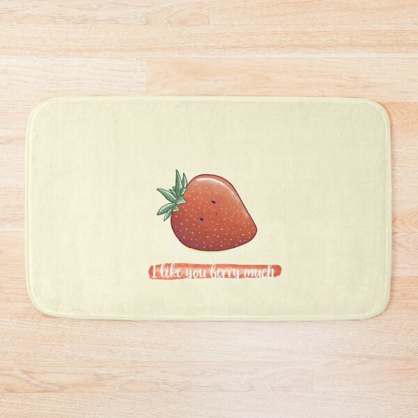 Item preview, I like you berry much pun card designed and sold by AliciaBarten.