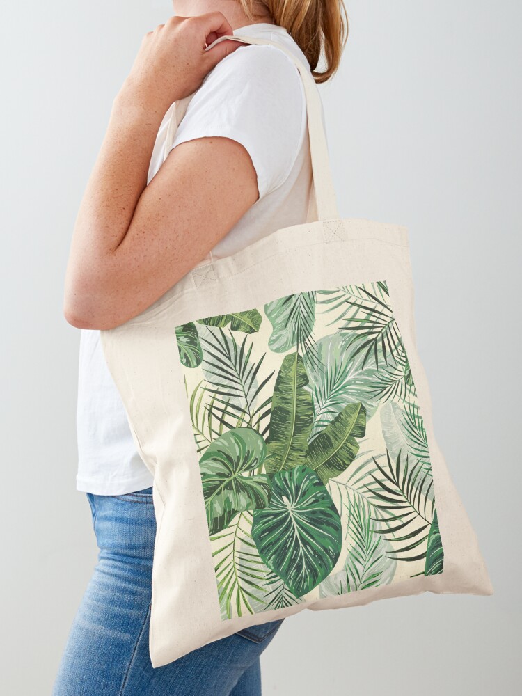 tropical tote bag