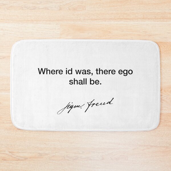 Item preview, Where id was there ego shall be - Sigmund Freud designed and sold by Modestquotes.