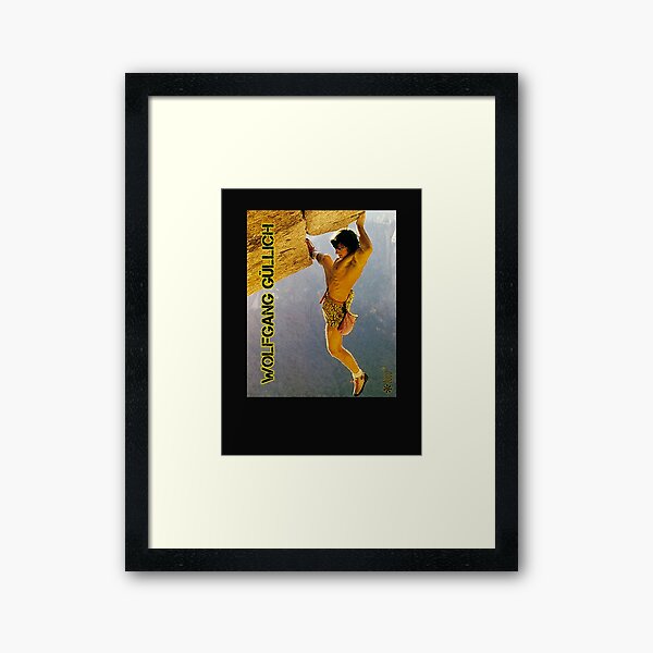 Wolfgang Güllich Framed Art Print