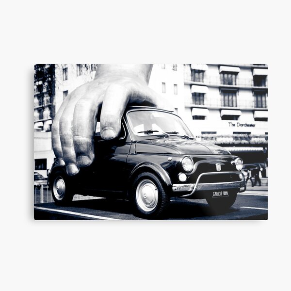FIAT 500 Metal Print