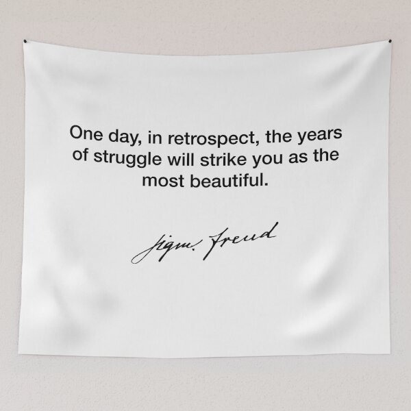 Item preview, One day, in retrospect - Sigmund Freud designed and sold by Modestquotes.