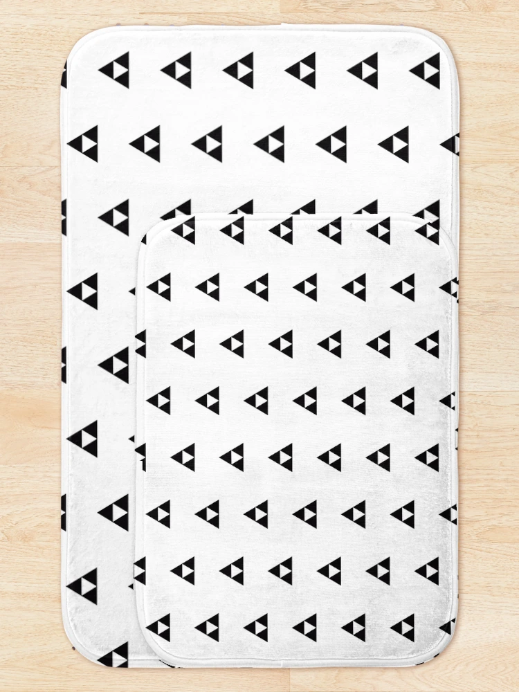 Thumbnail 5 of 6, Bath Mat, triangle pattern designed and sold by eccentrics.