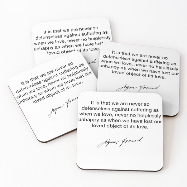 Item preview, it is that we are never so defenseless - Sigmund Freud designed and sold by Modestquotes.