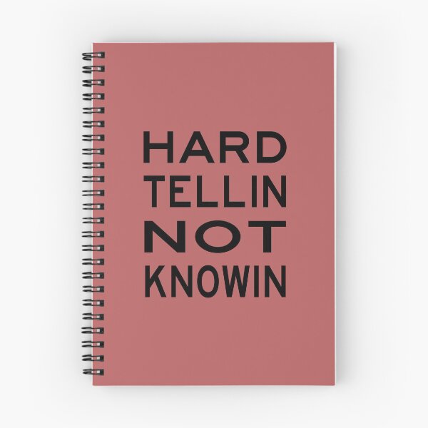 Item preview, HTNK - Hard Tellin Not Knowin - Maine old farmers' saying designed and sold by GreenMountainT.