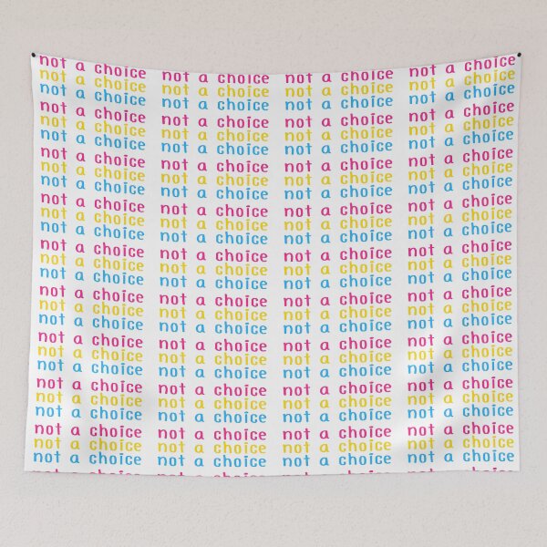 Aperçu de l'œuvre Pas un choix - Pansexual Pride créée et vendue par vakariandesigns.