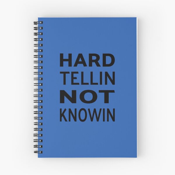 Item preview, HTNK - Hard Tellin Not Knowin - New England old farmers' saying designed and sold by GreenMountainT.