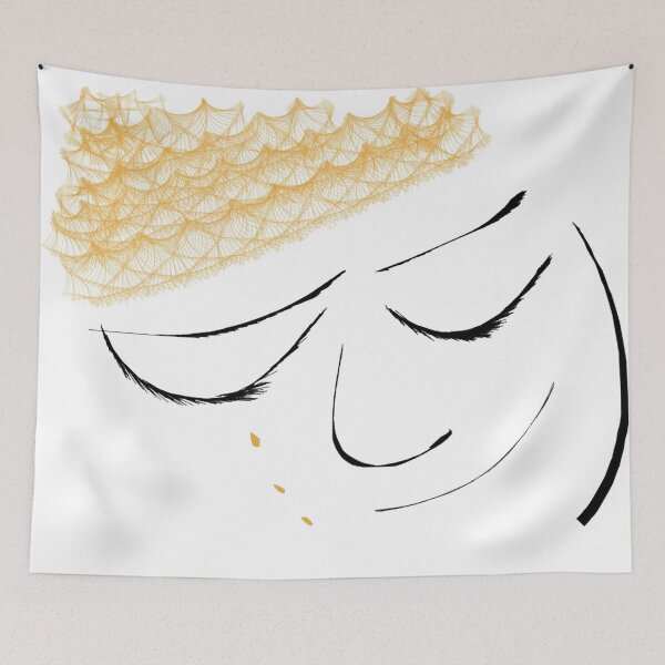 Item preview, Crying golden tears - A Queen and her crown - Black and Gold designed and sold by MindChirp.