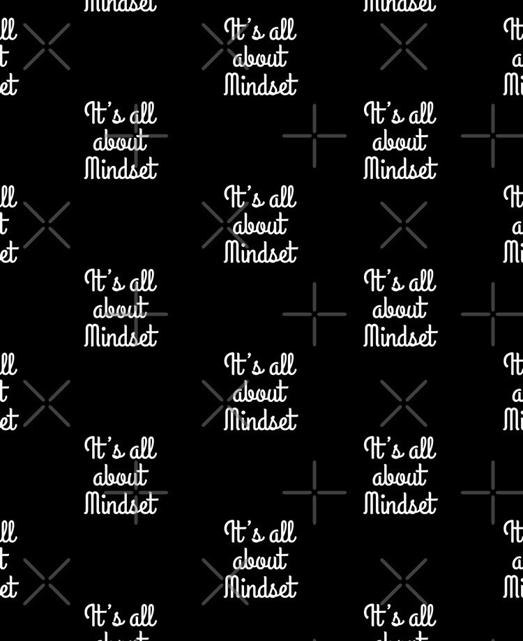 It's All About Mindset - Motivational Stickers , Laptop Stickers