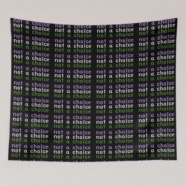 Aperçu de l'œuvre Pas un choix - Genderqueer Pride créée et vendue par vakariandesigns.