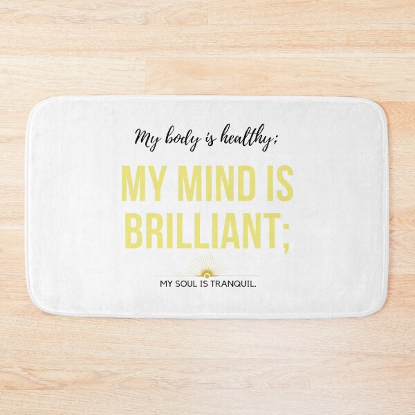Item preview, Affirmation t-shirt for beautiful body, mind and soul designed and sold by teeGLOW.