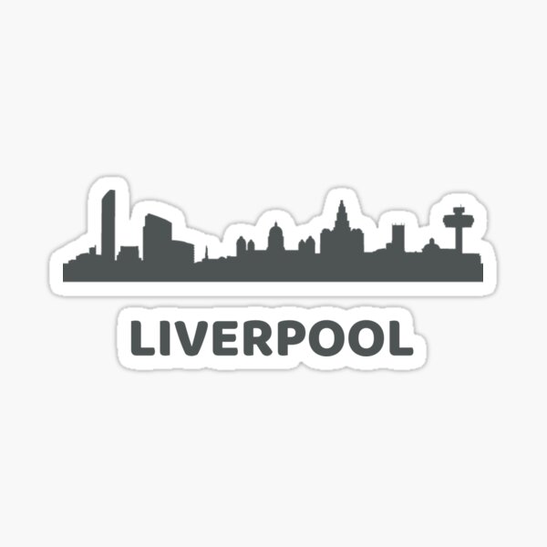 Item preview, Liverpool City Skyline Silhouette United Kingdom UK England designed and sold by Trenddesigns24.