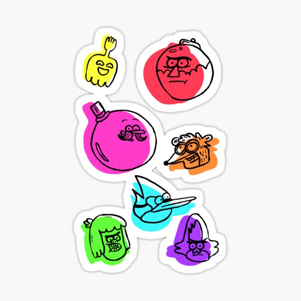 Regular Show Characters Sticker