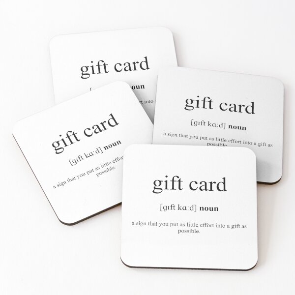 Item preview, Gift Card Definition | Dictionary Collection designed and sold by Designschmiede.