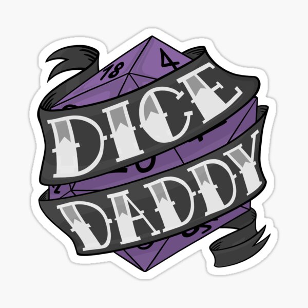 TheOtherGreek Dice Daddy Emote - Farbe 5 Sticker
