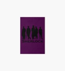 Sherlock Cast Silhouette Poster Art Board