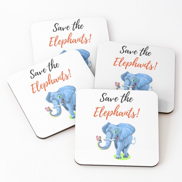 Item preview, Save The Elephants! designed and sold by PinkPandaPress.