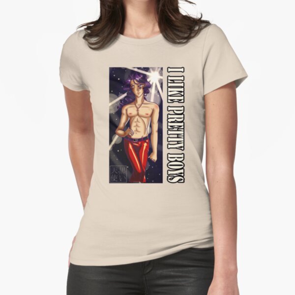 I love pretty boys Fitted T-Shirt
