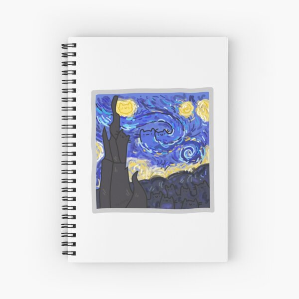 the starry night Spiral Notebook