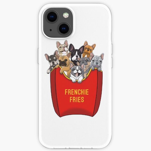 French Bulldog Frenchie Fries iPhone Soft Case