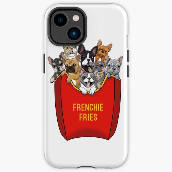 French Bulldog Frenchie Fries iPhone Tough Case