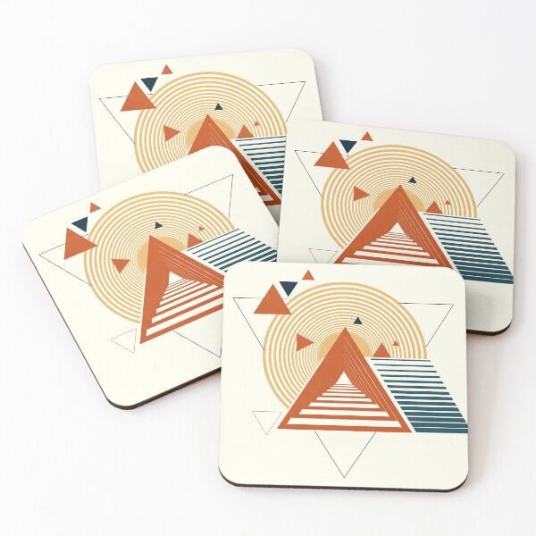 Item preview, Mountain geometric design horizont designed and sold by Carolina Salazar.