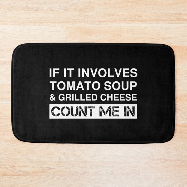 Item preview, Funny Tomato Soup And Grilled Cheese Sandwich Gazpacho designed and sold by Creekman Designs.