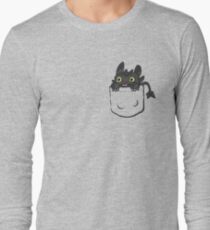 Pocket Toothless Long Sleeve T-Shirt
