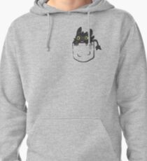 Pocket Toothless Pullover Hoodie